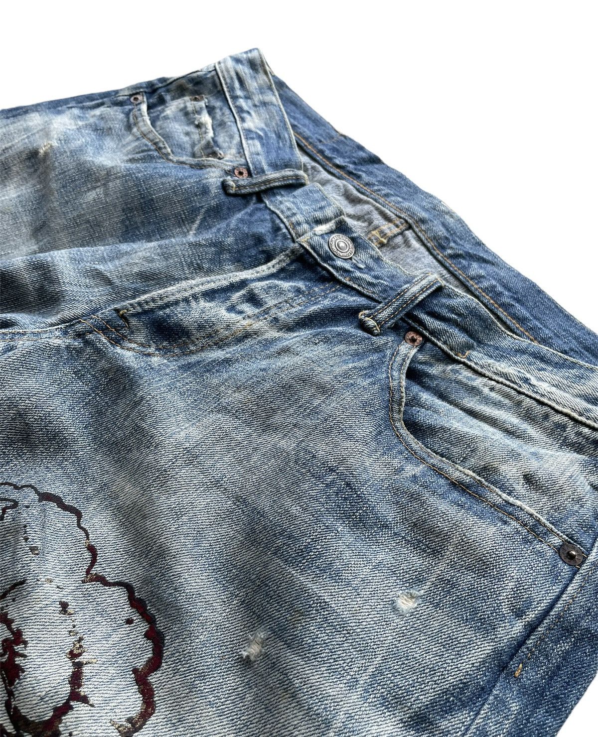 Eternal Eternal Japan Vintage Sukajan Dragon Denim Size US 36 / EU 52 - 8 Thumbnail