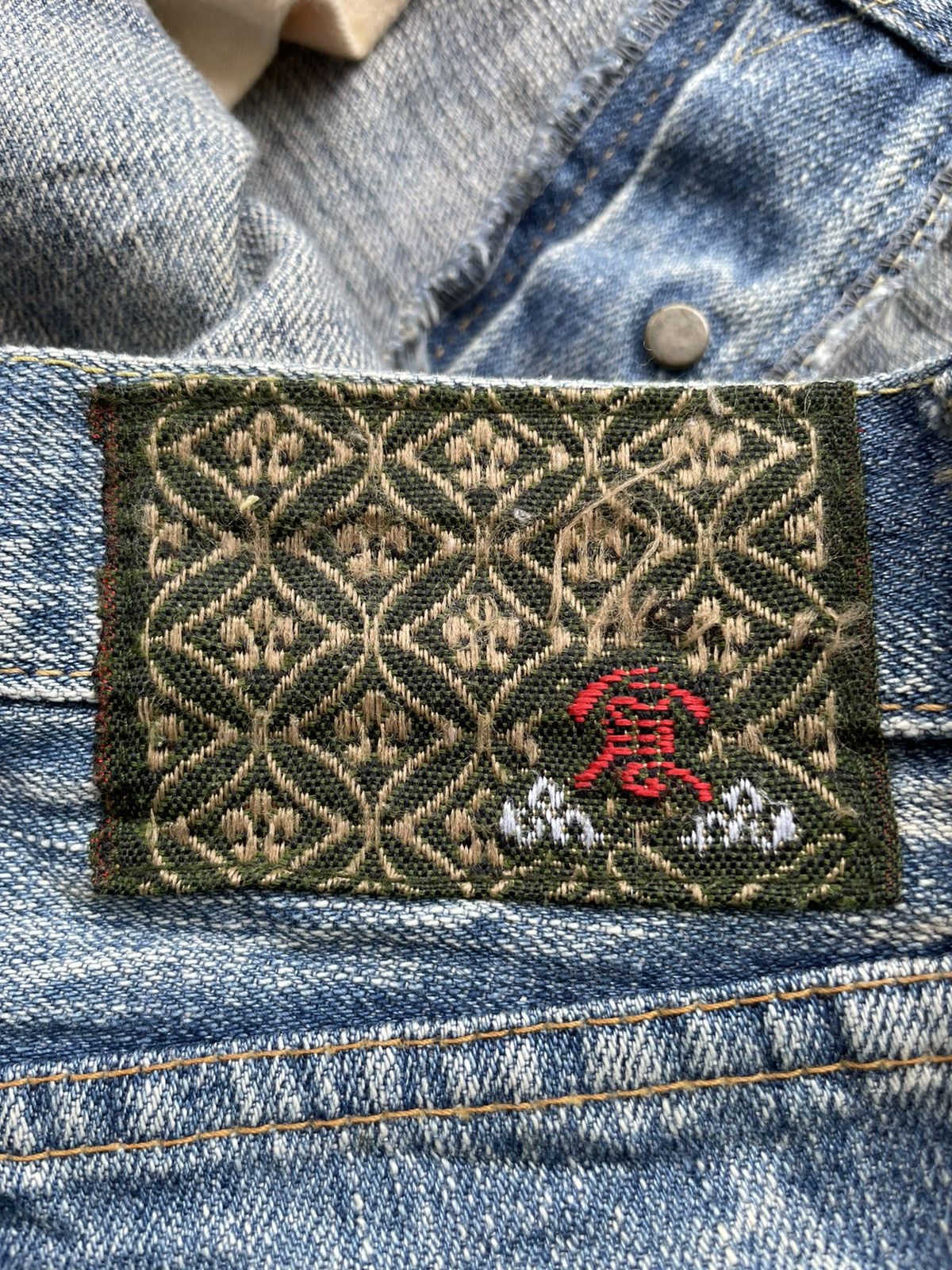 Eternal Eternal Japan Vintage Sukajan Dragon Denim Size US 36 / EU 52 - 15 Thumbnail