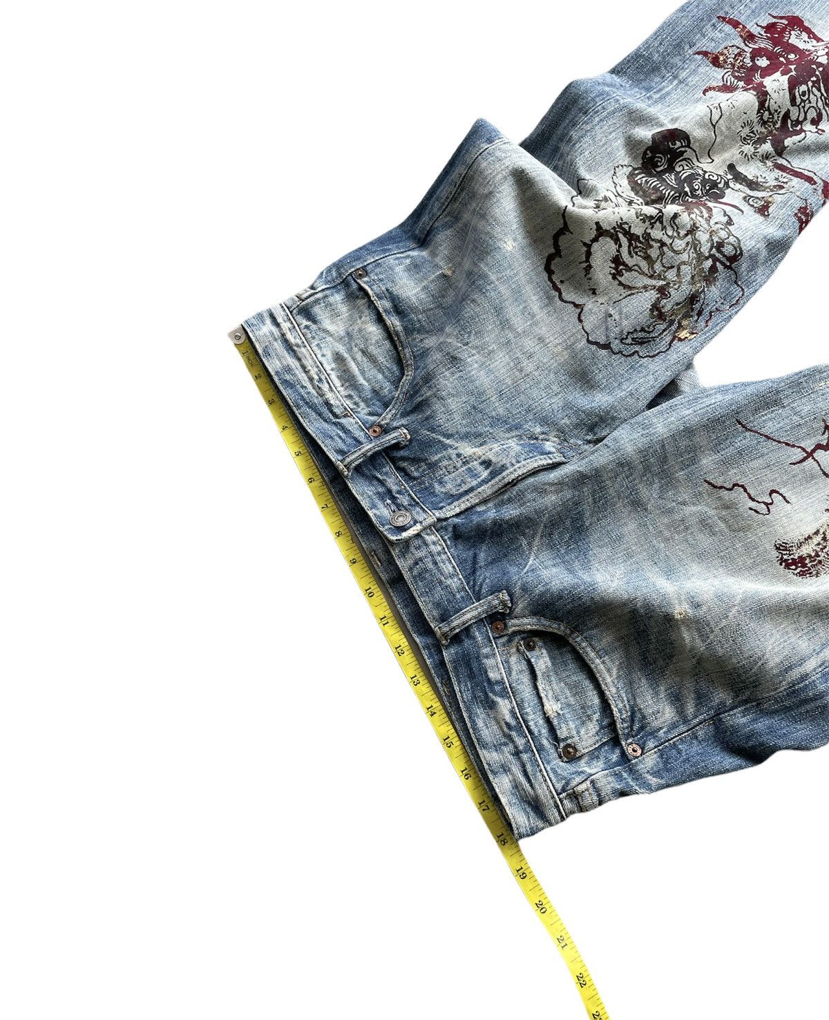 Eternal Eternal Japan Vintage Sukajan Dragon Denim Size US 36 / EU 52 - 2 Thumbnail