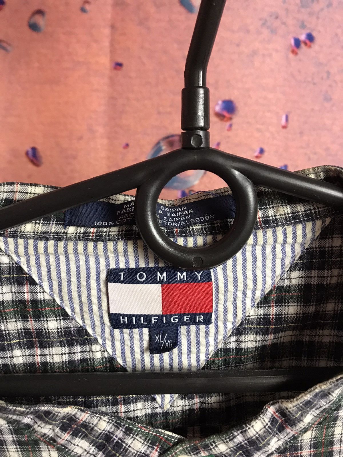 Tommy Hilfiger × Vintage Vintage Tommy Hilfiger streetwear luxury shirt Size US XL / EU 56 / 4 - 4 Thumbnail