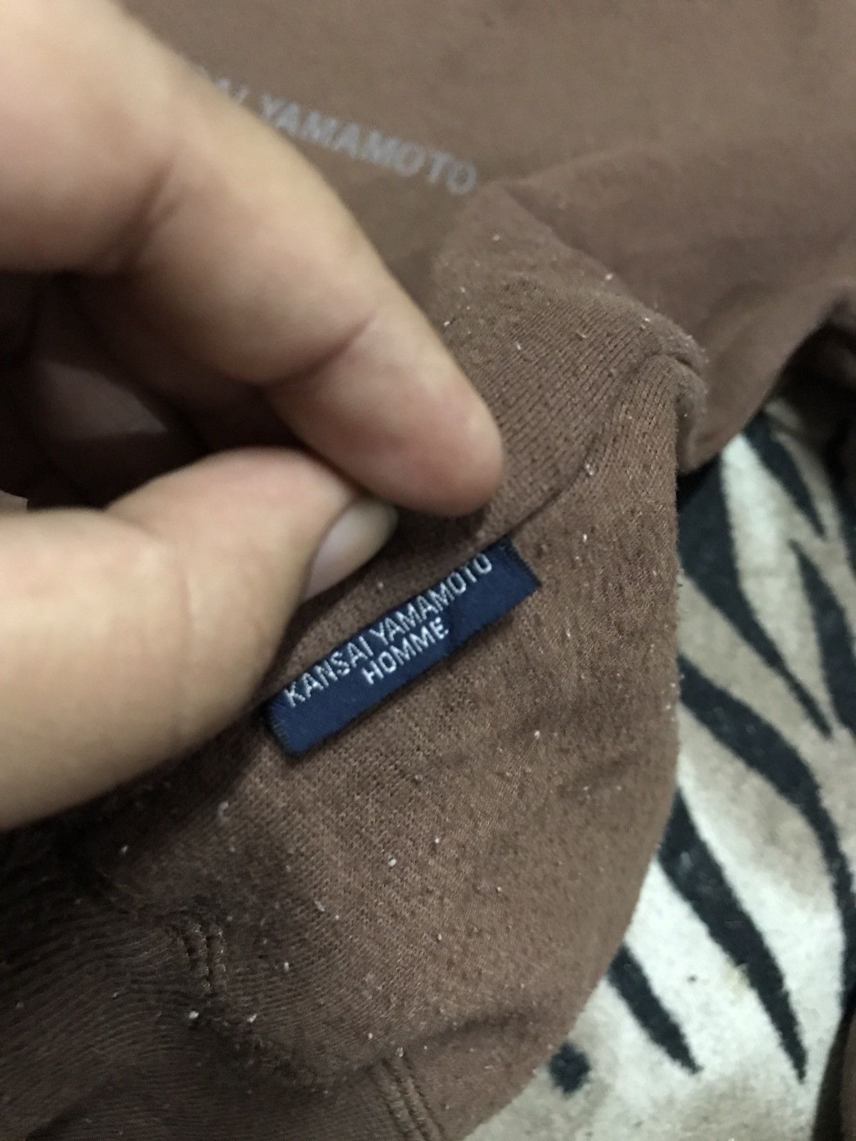 Japanese Brand × Kansai Yamamoto × Vintage RARE KANSAI YAMAMOTO HOMME spell out sweatshirt size M Size US M / EU 48-50 / 2 - 6 Thumbnail