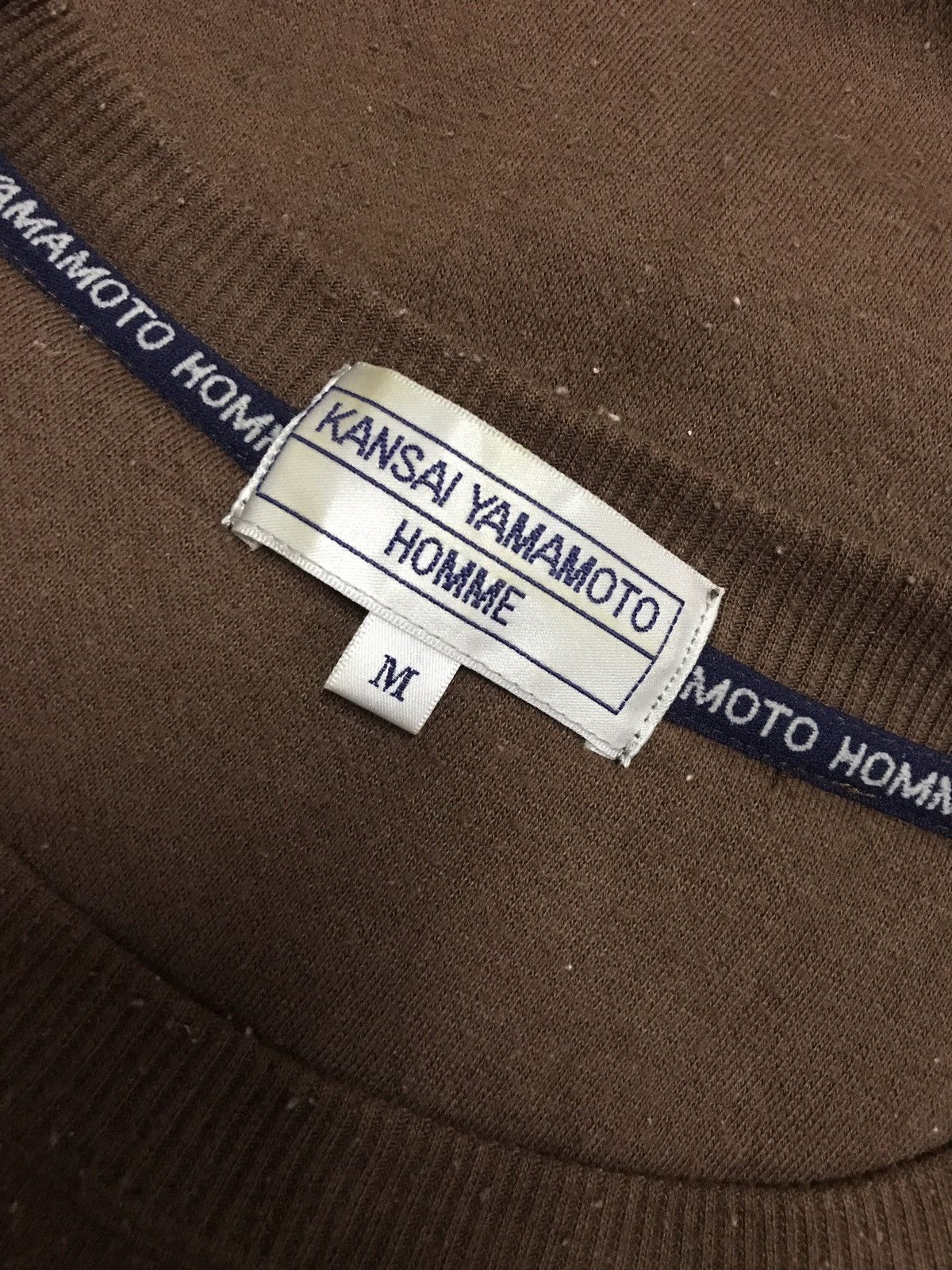 Japanese Brand × Kansai Yamamoto × Vintage RARE KANSAI YAMAMOTO HOMME spell out sweatshirt size M Size US M / EU 48-50 / 2 - 3 Thumbnail