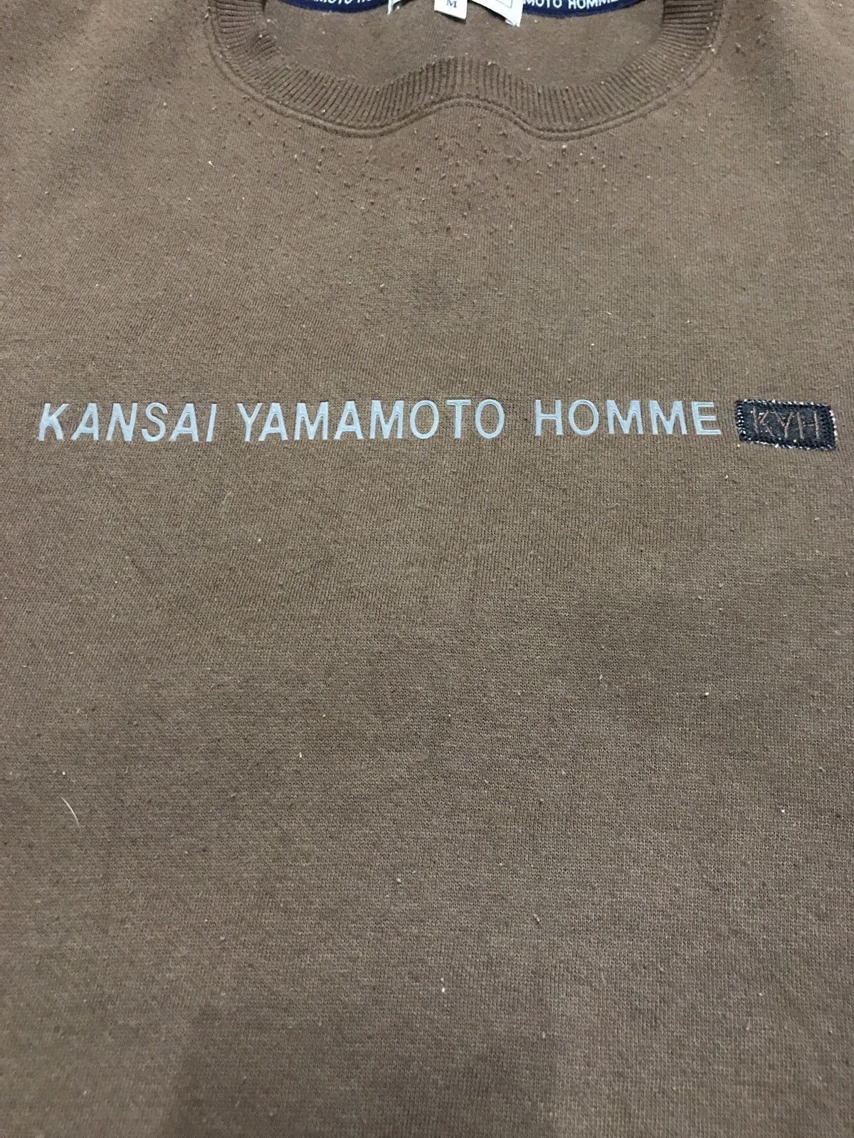Japanese Brand × Kansai Yamamoto × Vintage RARE KANSAI YAMAMOTO HOMME spell out sweatshirt size M Size US M / EU 48-50 / 2 - 5 Thumbnail