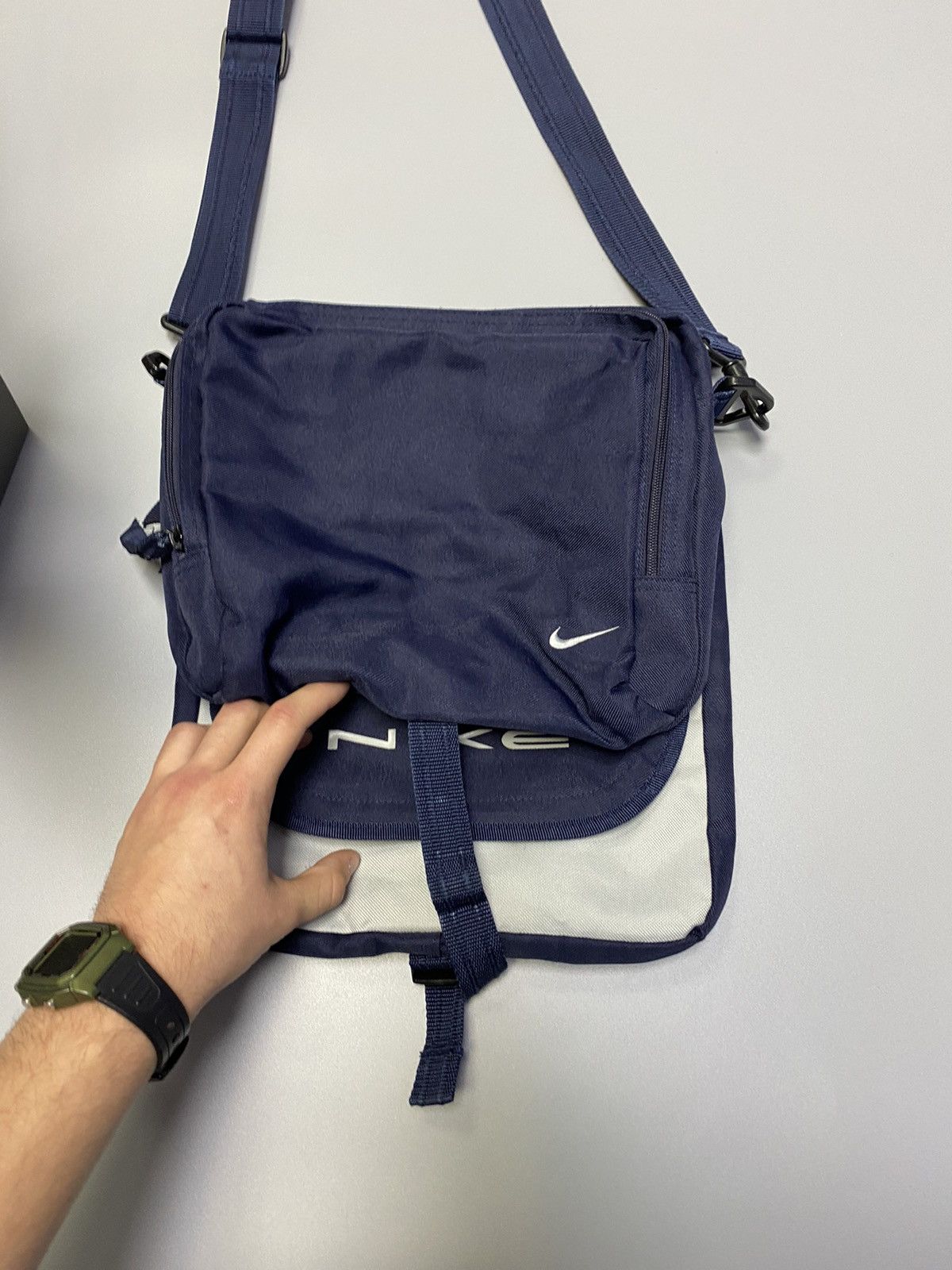 Nike × Vintage Vintage 90s Nike Shoulders Bag Size ONE SIZE - 22 Thumbnail