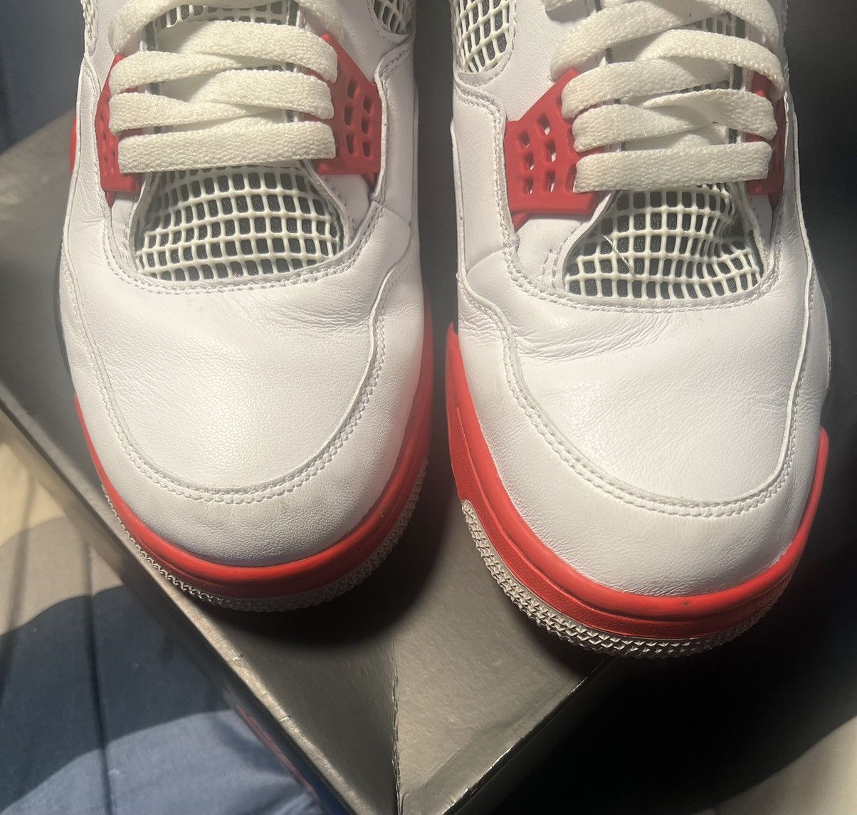 Jordan Brand × Nike Jordan 4 Retro Fire Red Size US 13 / EU 46 - 5 Thumbnail