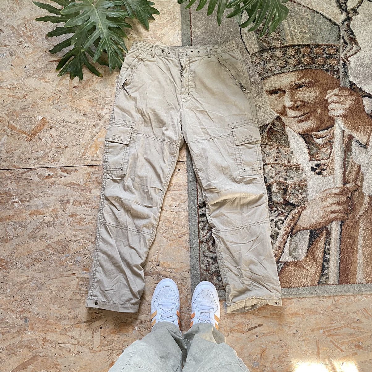 Vintage VINTAGE Y2K U.S. AWESOME HYPE CARGO PANTS Size US 34 / EU 50 - 4 Thumbnail