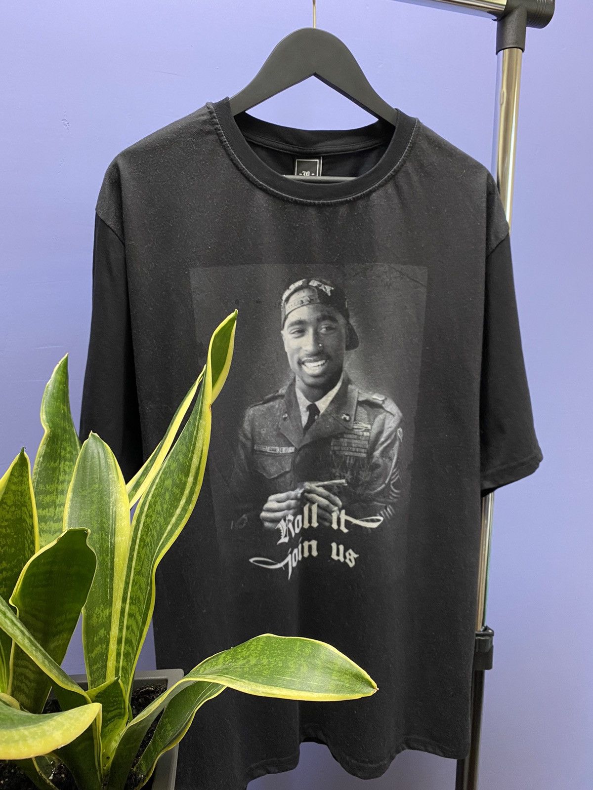 Makaveli × Rap Tees 2Pac Shakur Roll It Join Us Tupac Rap T Shirt Size US XXL / EU 58 / 5 - 3 Thumbnail