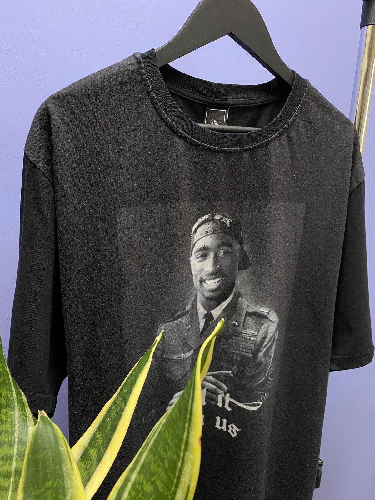 Makaveli × Rap Tees 2Pac Shakur Roll It Join Us Tupac Rap T Shirt Size US XXL / EU 58 / 5 - 7 Thumbnail