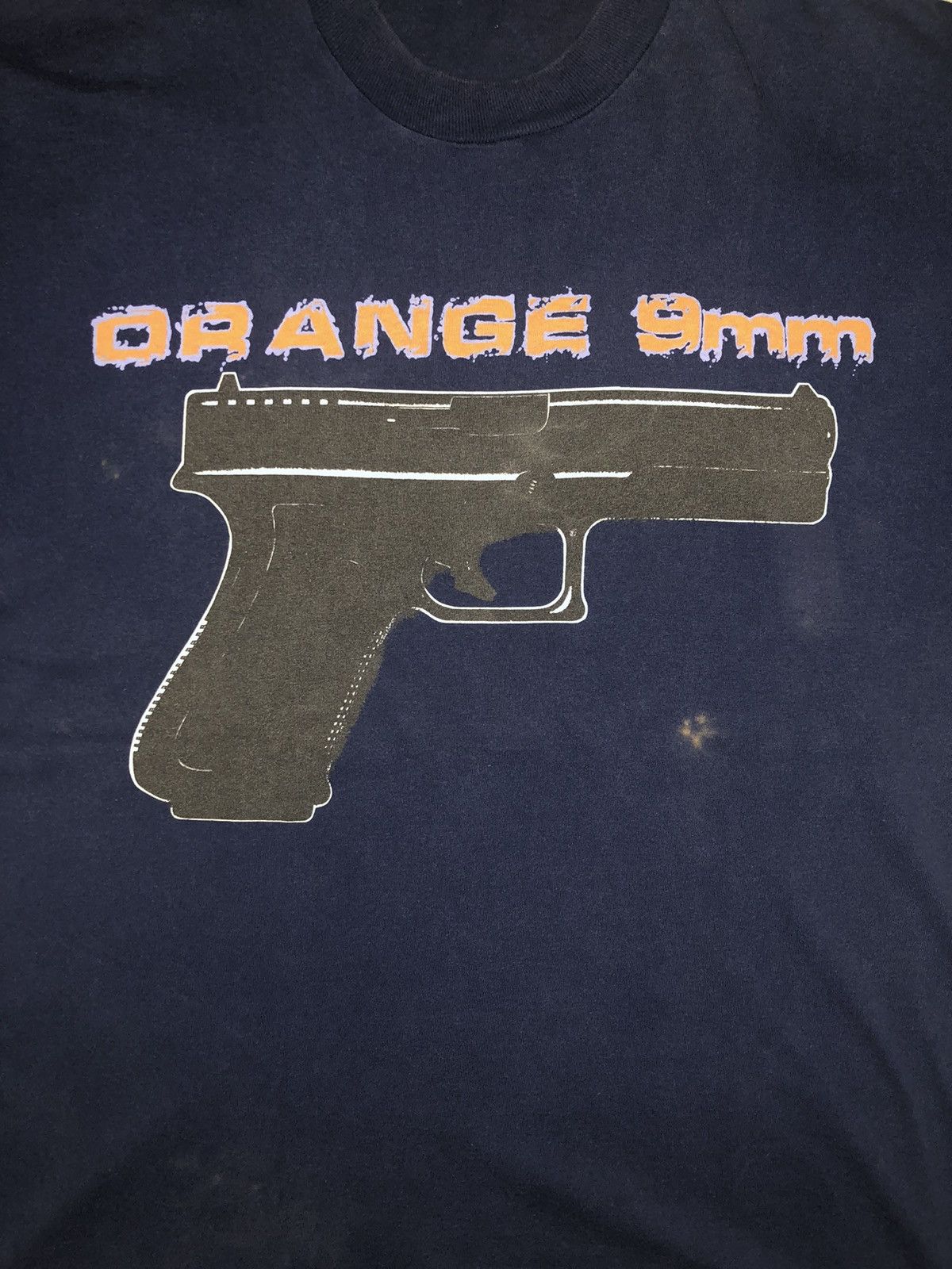 Band Tees × Vintage Vintage Orange 9mm 1995 Gun Light Bulb Shirt Burn Hardcore Size US XL / EU 56 / 4 - 4 Thumbnail