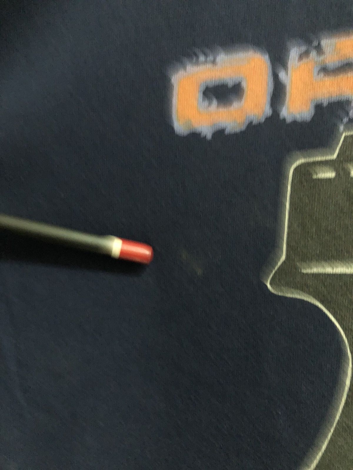 Band Tees × Vintage Vintage Orange 9mm 1995 Gun Light Bulb Shirt Burn Hardcore Size US XL / EU 56 / 4 - 8 Thumbnail
