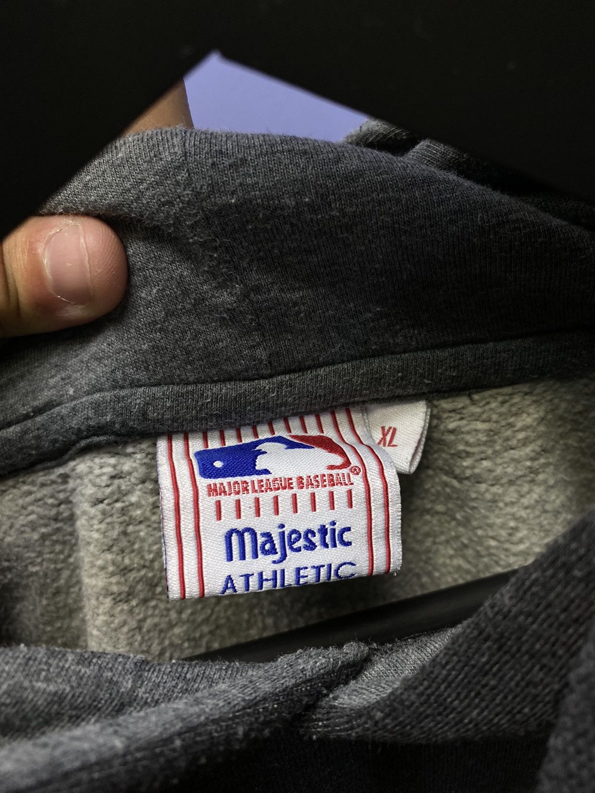MLB × Majestic × New York Yankees Majestic New York Yankees Big Logo Hoodie Size US XL / EU 56 / 4 - 11 Thumbnail