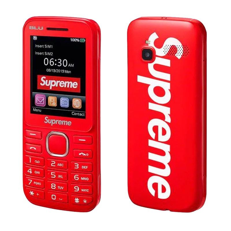 Supreme Blu Burner Phone Supreme Burner Phones With Supreme Keych