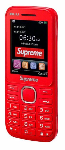 Supreme Supreme / BLU Burner Phone (Red) Size ONE SIZE - 2 Thumbnail