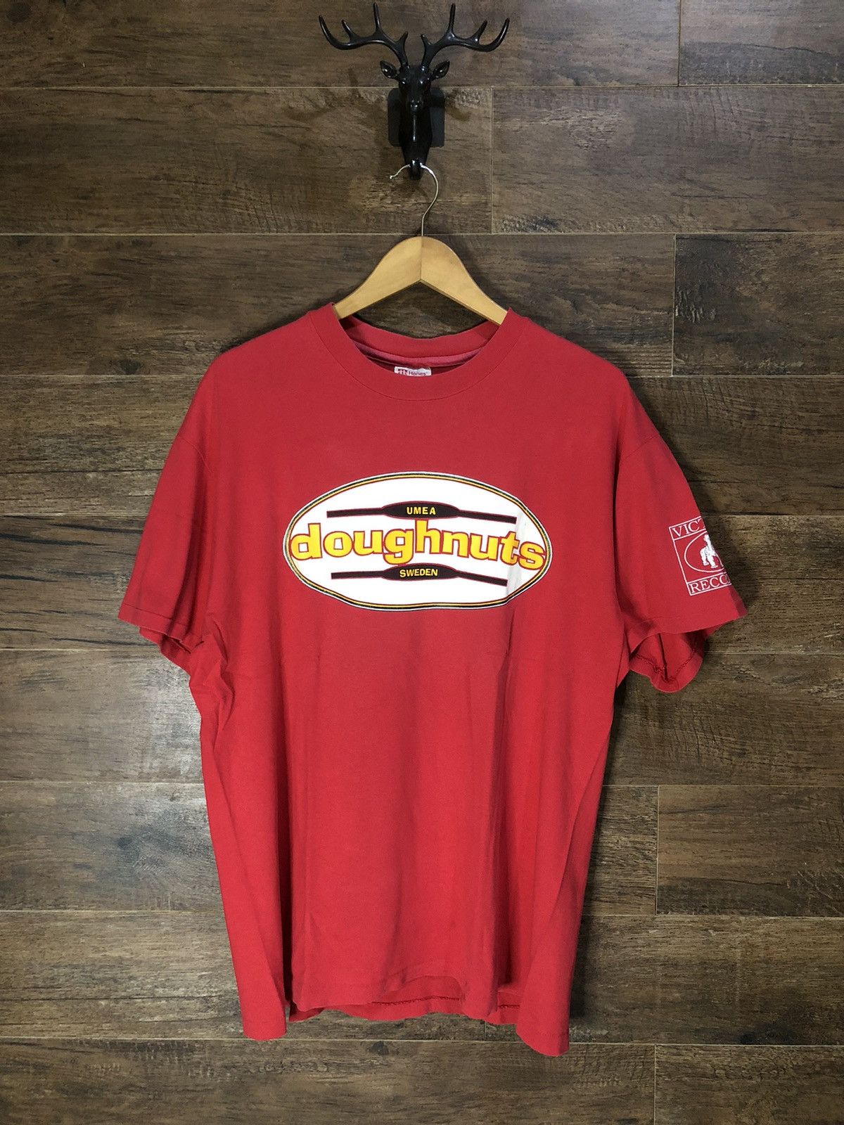Band Tees Vintage Mid 90s Doughnuts Hardcore Umea Hardcore Shirt Size US XL / EU 56 / 4 - 1 Thumbnail