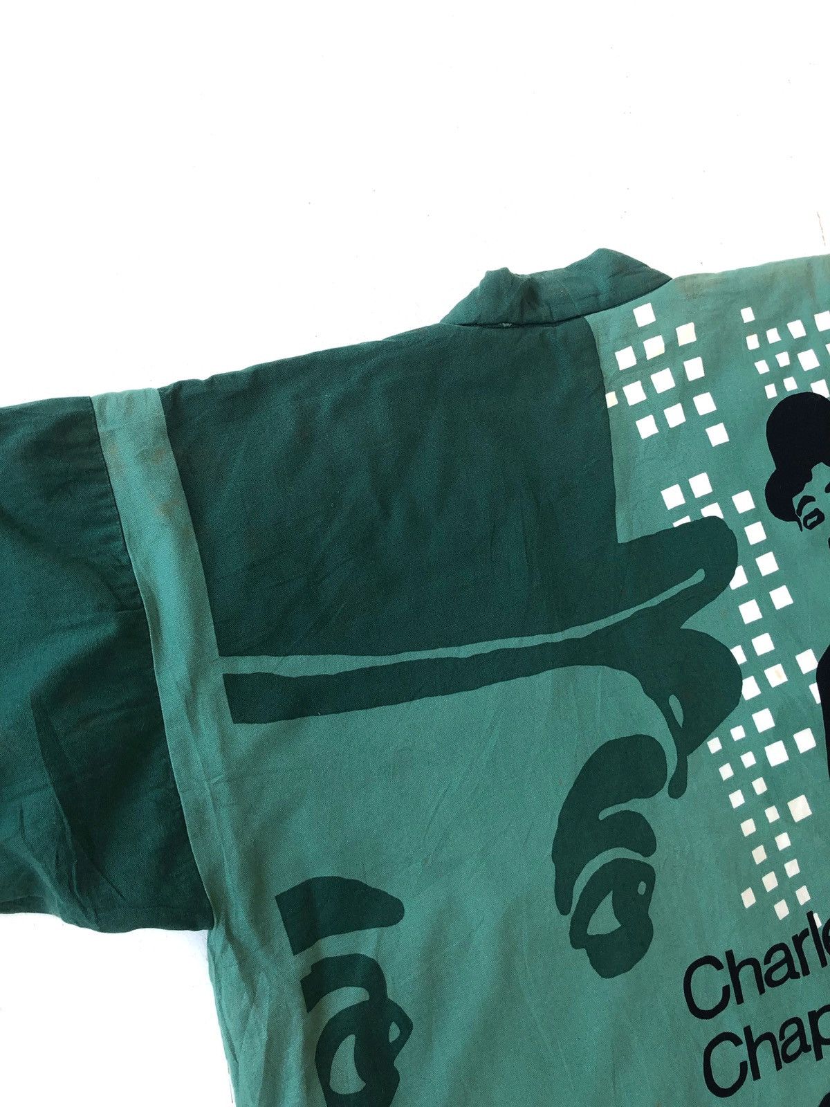 Vintage RARE🔥Vintage Charles Chaplin Movies O/S Haori Hanten Kimono Size US L / EU 52-54 / 3 - 8 Thumbnail