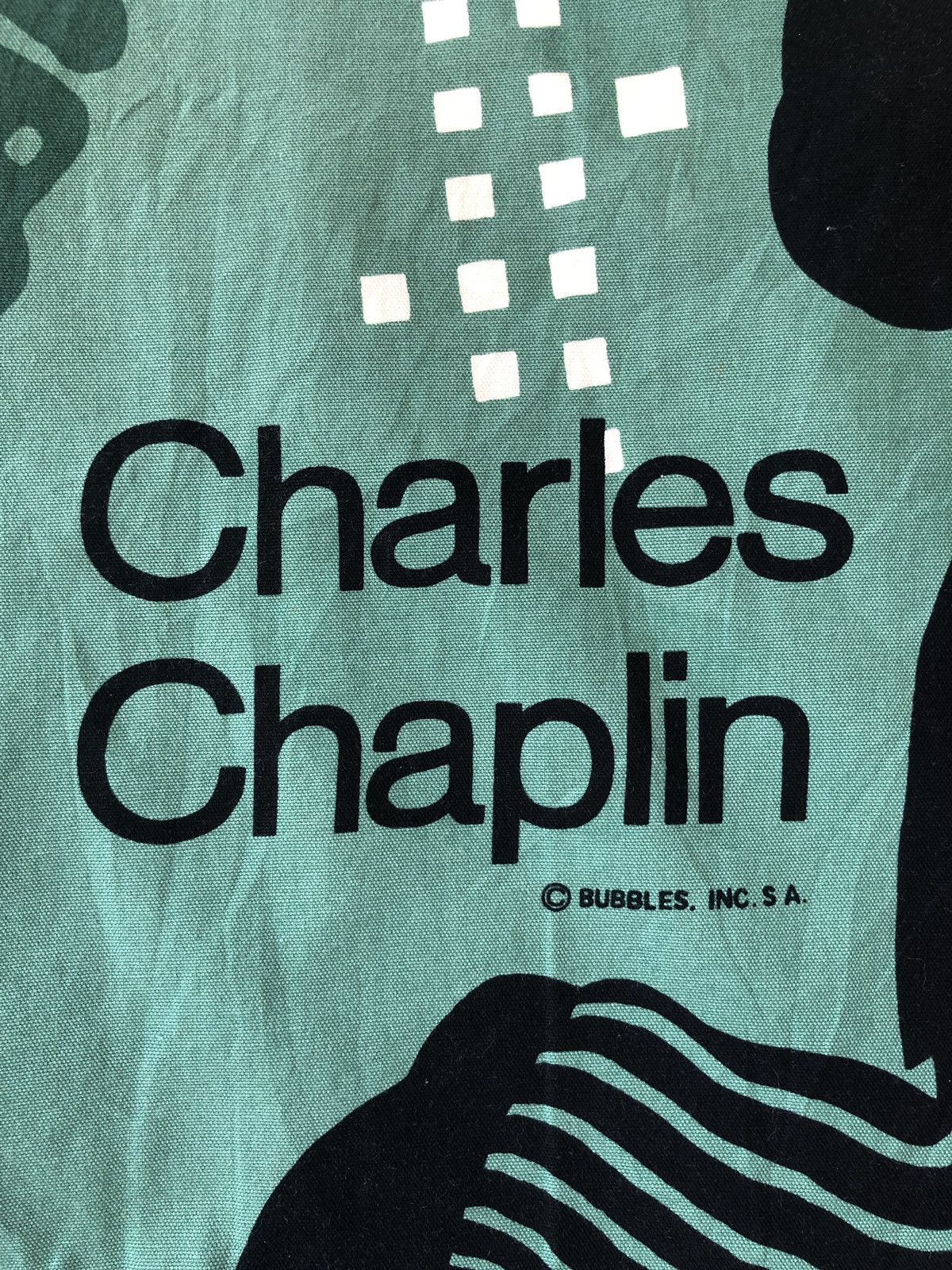 Vintage RARE🔥Vintage Charles Chaplin Movies O/S Haori Hanten Kimono Size US L / EU 52-54 / 3 - 5 Thumbnail