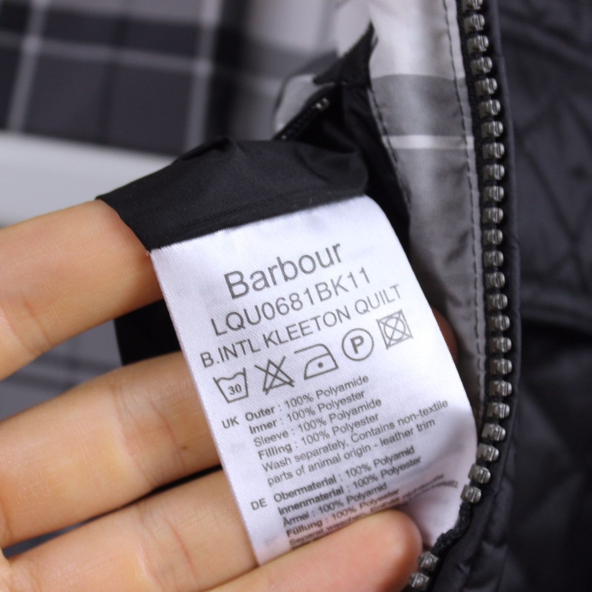 Barbour × Vintage Vintage Barbour International Kleeton Quilt Size M / US 6-8 / IT 42-44 - 8 Thumbnail