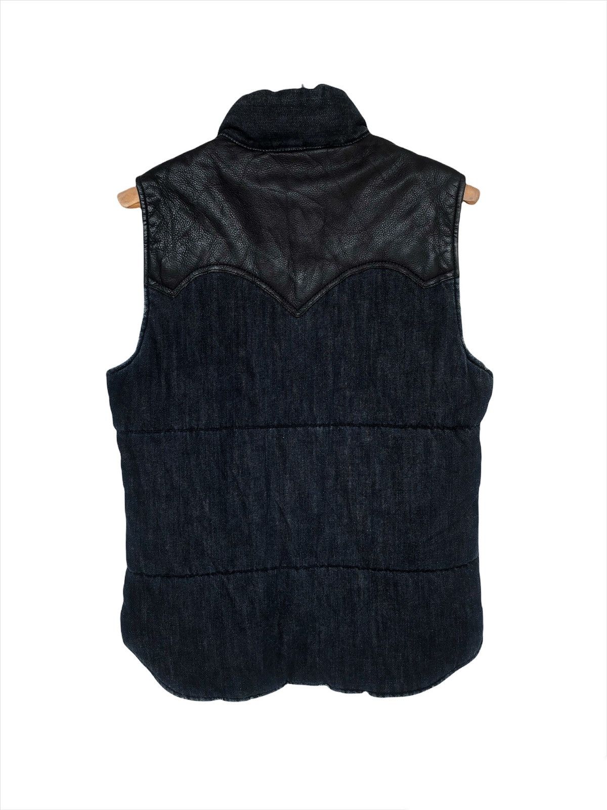 Brown's Beach Jacket RARE🔥Japan Crafted BBJ Leather Shoulder Hybrid Puffer Vest Size US M / EU 48-50 / 2 - 7 Thumbnail