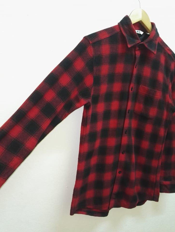 Flannel Flannel Uniqlo Long Sleeve Plaid Shirt Flannel (c10) Size US S / EU 44-46 / 1 - 3 Thumbnail