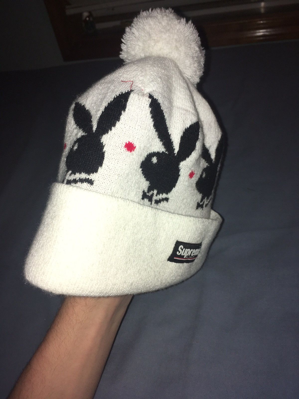 Supreme x playboy beanie hotsell