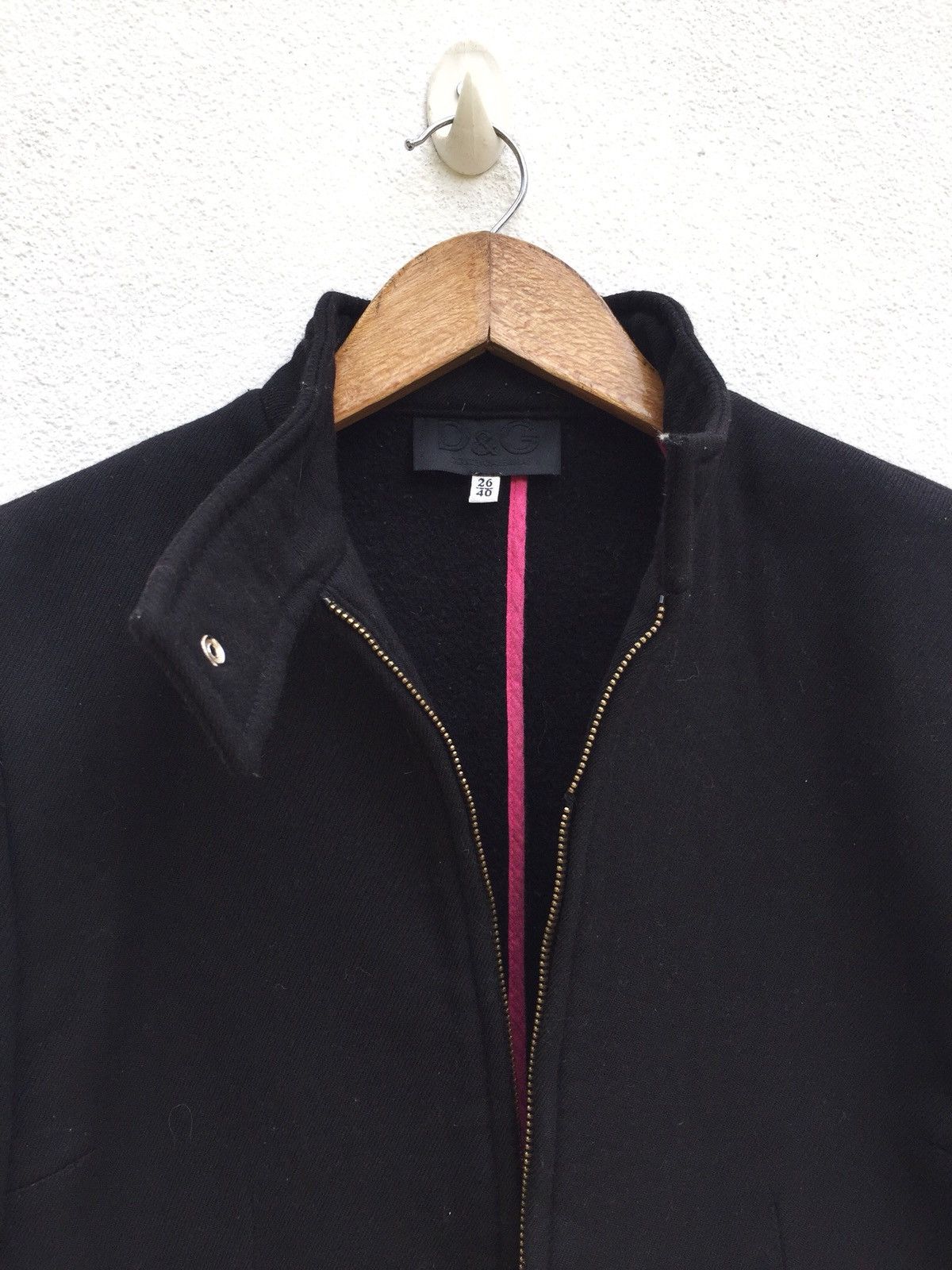 Dolce & Gabbana DOPE🔥90s D&G 🇮🇹 Black Biker Jacket Size US XS / EU 42 / 0 - 2 Thumbnail