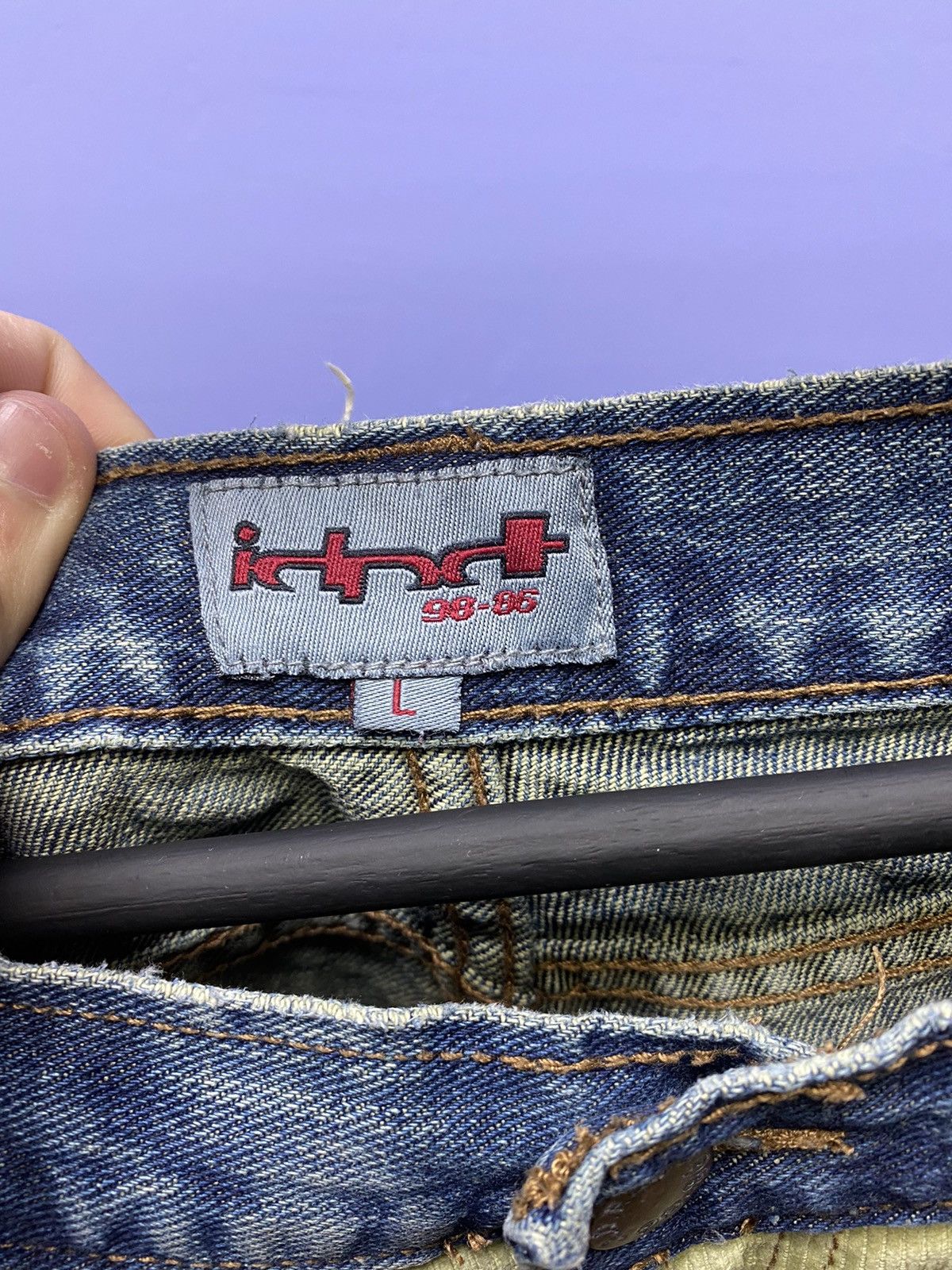 Japanese Brand × Vintage Vintage Denim Velvet Pants Avant Garde If Six Was Nine L Men Size US 32 / EU 48 - 10 Thumbnail