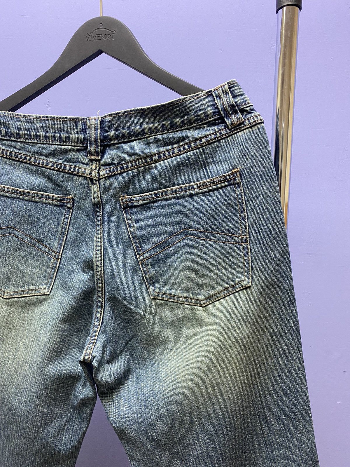 Japanese Brand × Vintage Vintage Denim Velvet Pants Avant Garde If Six Was Nine L Men Size US 32 / EU 48 - 15 Thumbnail