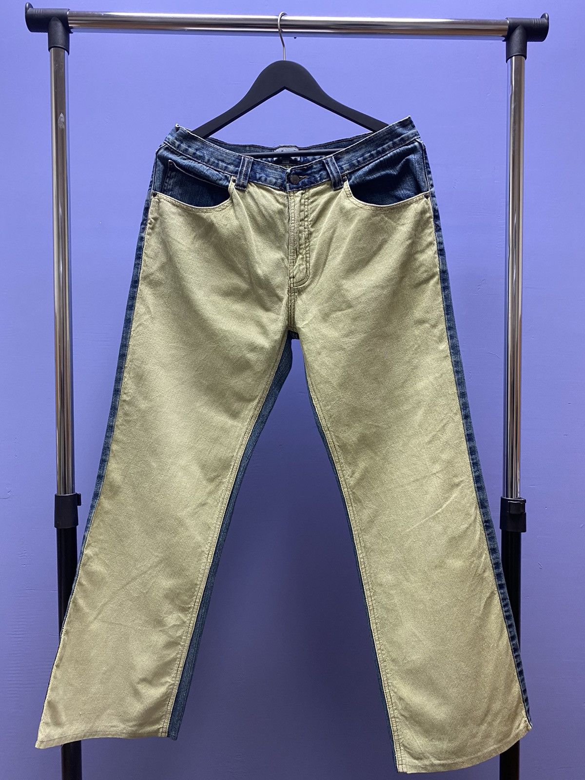 Japanese Brand × Vintage Vintage Denim Velvet Pants Avant Garde If Six Was Nine L Men Size US 32 / EU 48 - 21 Thumbnail