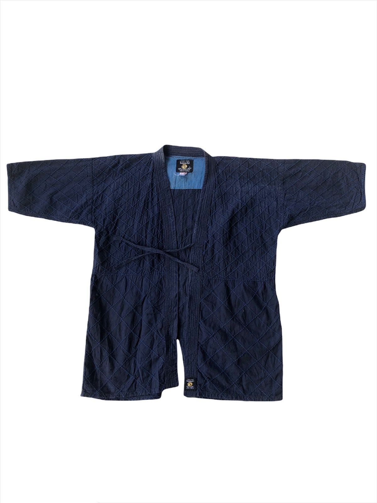 Indigo SICK🔥70s 🇯🇵 Indigo Stitches Jacket Kendo Samurai Clothing Size US S / EU 44-46 / 1 - 2 Thumbnail