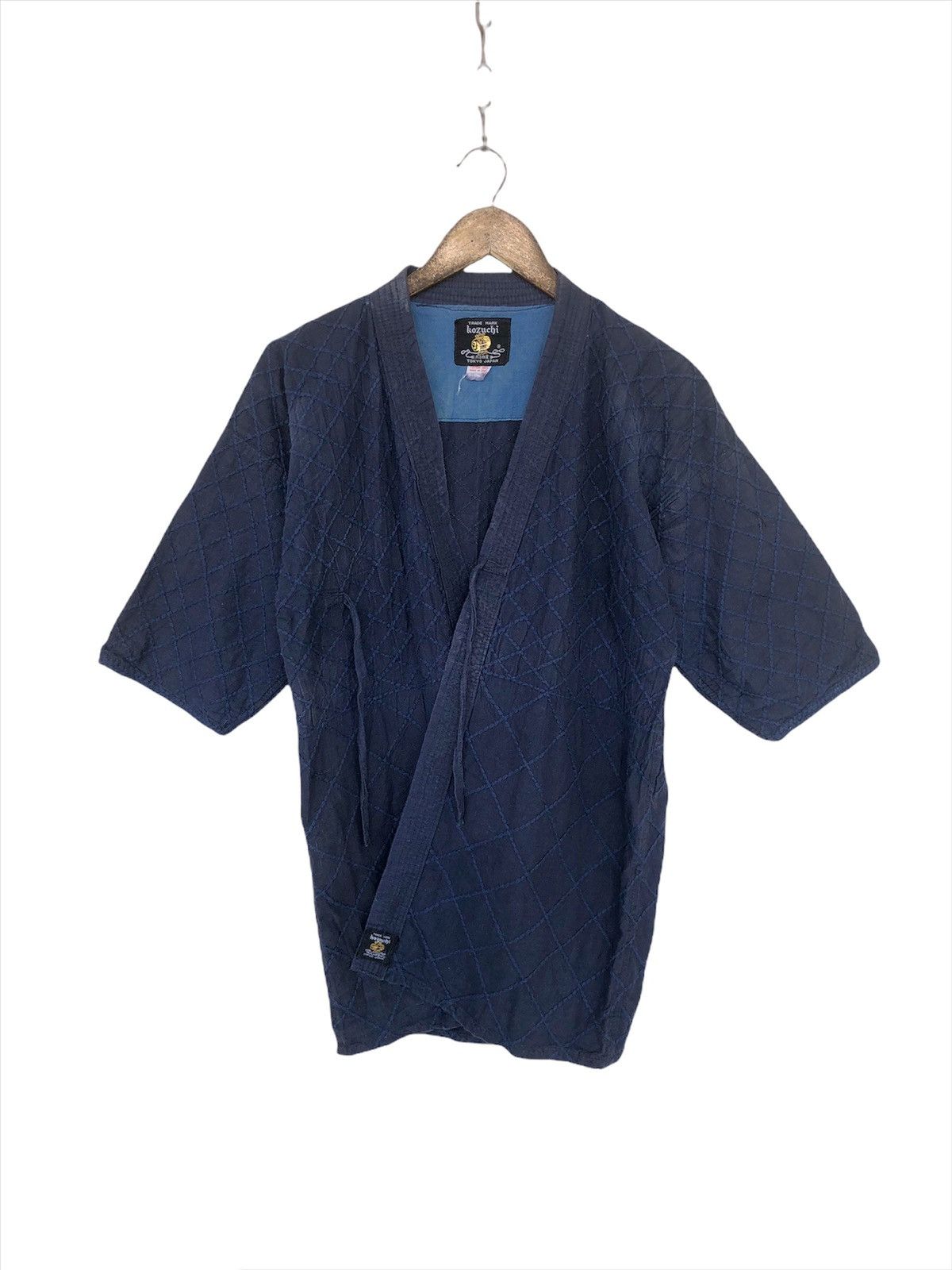 Indigo SICK🔥70s 🇯🇵 Indigo Stitches Jacket Kendo Samurai Clothing Size US S / EU 44-46 / 1 - 3 Thumbnail
