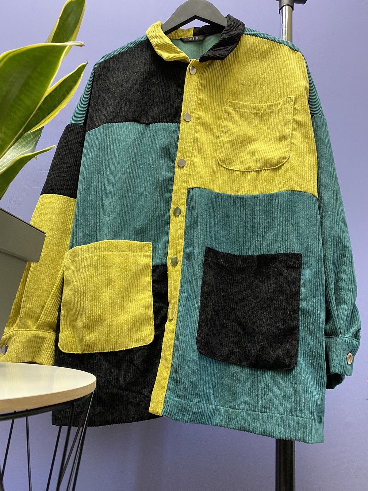 Japanese Brand Japanese brand Multicolour Patchwork Shirt Size US XL / EU 56 / 4 - 5 Thumbnail