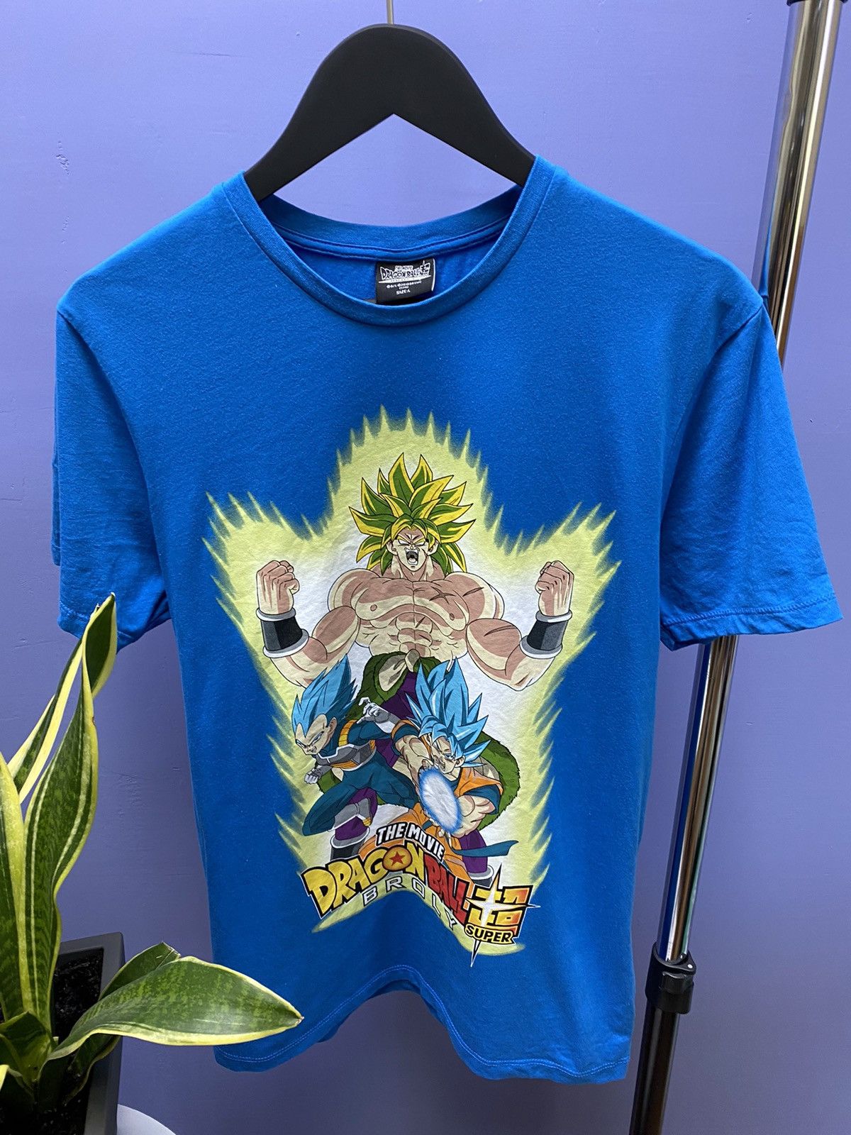 Anime × Japanese Brand × Vintage DragonBall Z Super: Broly Movie Goku T Shirt Size US L / EU 52-54 / 3 - 4 Thumbnail