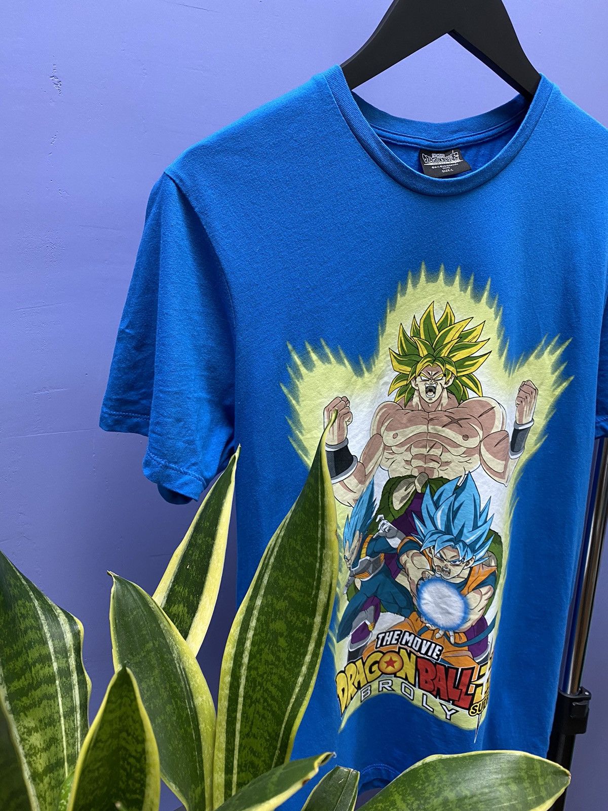 Anime × Japanese Brand × Vintage DragonBall Z Super: Broly Movie Goku T Shirt Size US L / EU 52-54 / 3 - 9 Thumbnail