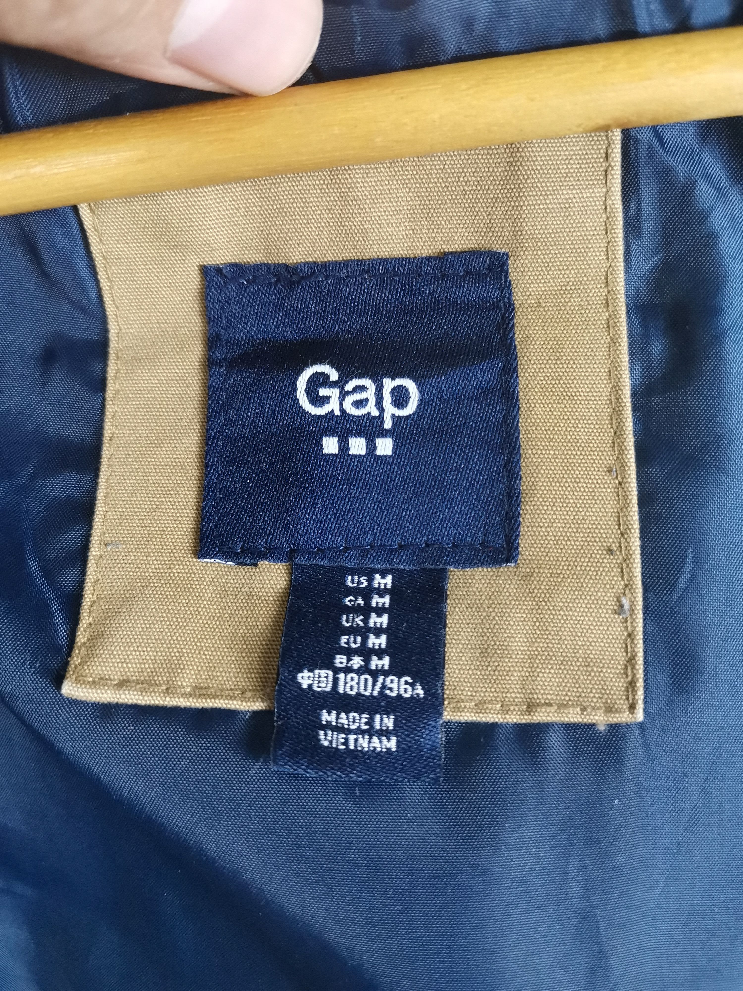 Gap × Japanese Brand Vintage Indigo Gap Puffer Vest Size US M / EU 48-50 / 2 - 7 Thumbnail