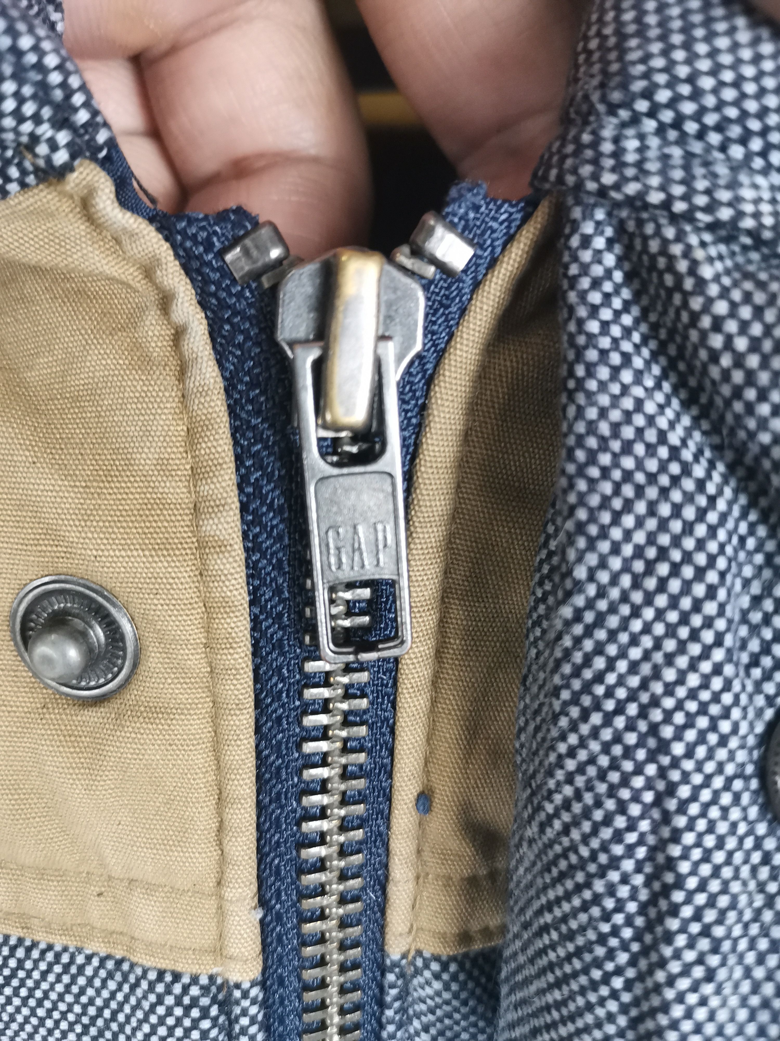 Gap × Japanese Brand Vintage Indigo Gap Puffer Vest Size US M / EU 48-50 / 2 - 4 Thumbnail