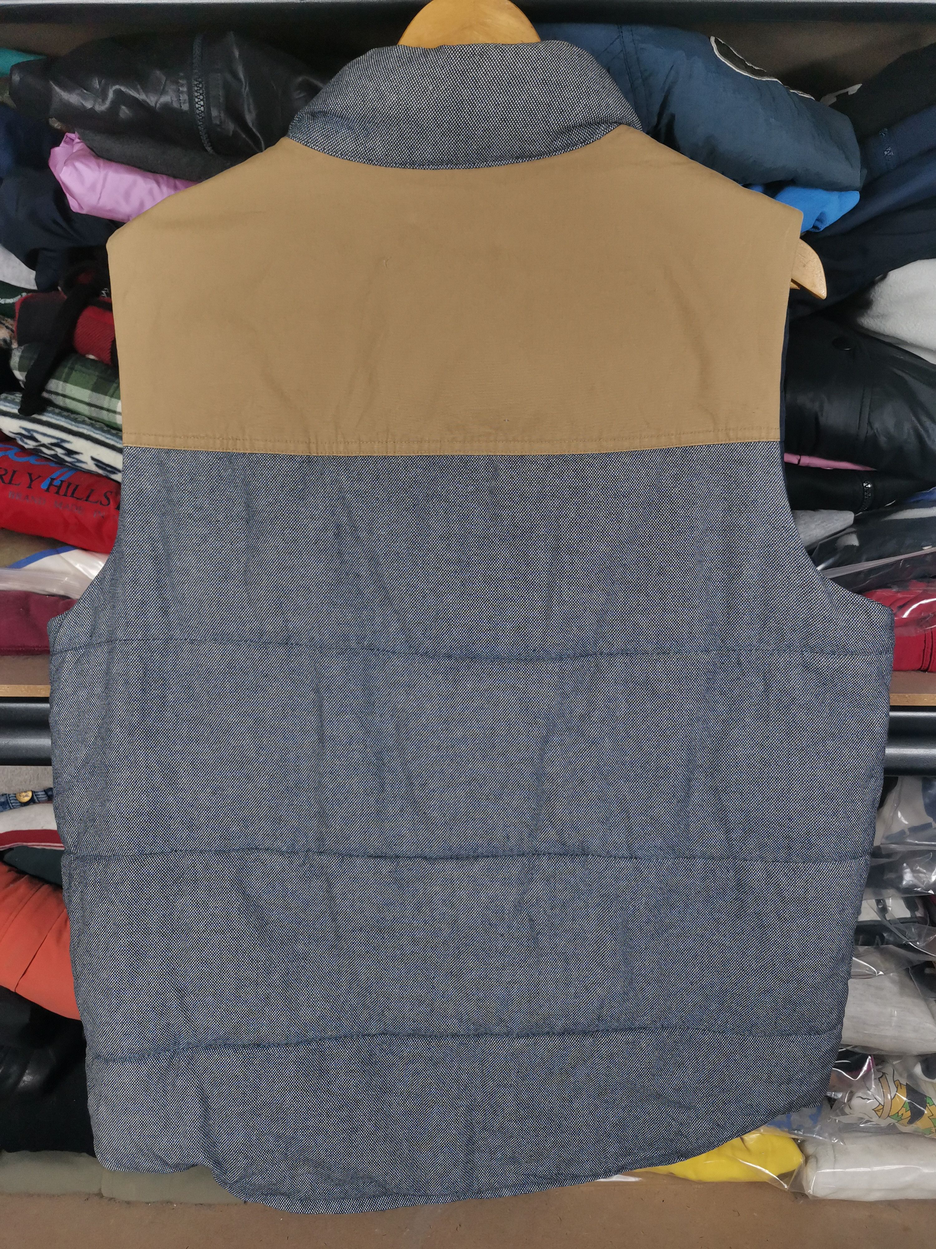 Gap × Japanese Brand Vintage Indigo Gap Puffer Vest Size US M / EU 48-50 / 2 - 5 Thumbnail