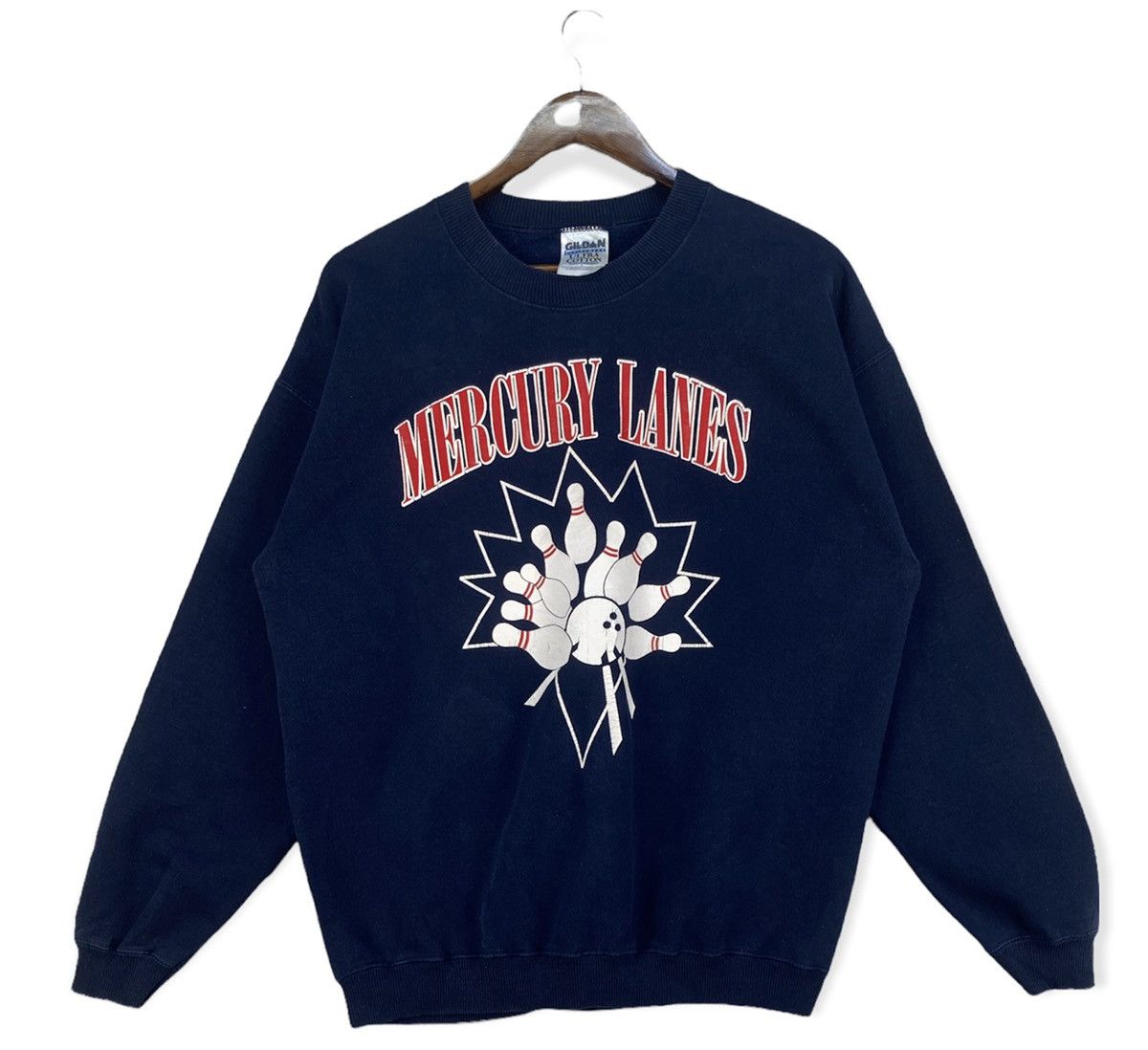 Vintage Vintage Mercury Lanes Sweatshirt Size US L / EU 52-54 / 3 - 1 Thumbnail