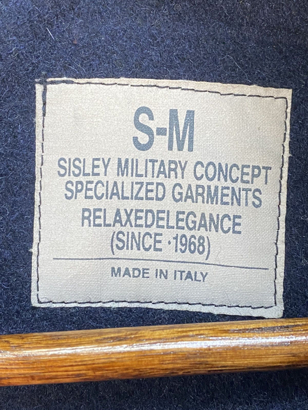 Sisley Vintage Sisley Military Wool Jacket Size US S / EU 44-46 / 1 - 8 Thumbnail
