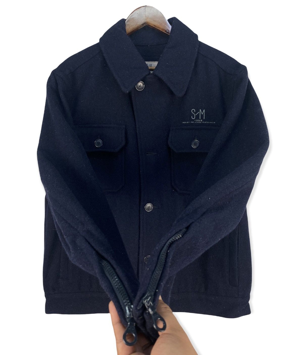 Sisley Vintage Sisley Military Wool Jacket Size US S / EU 44-46 / 1 - 3 Thumbnail