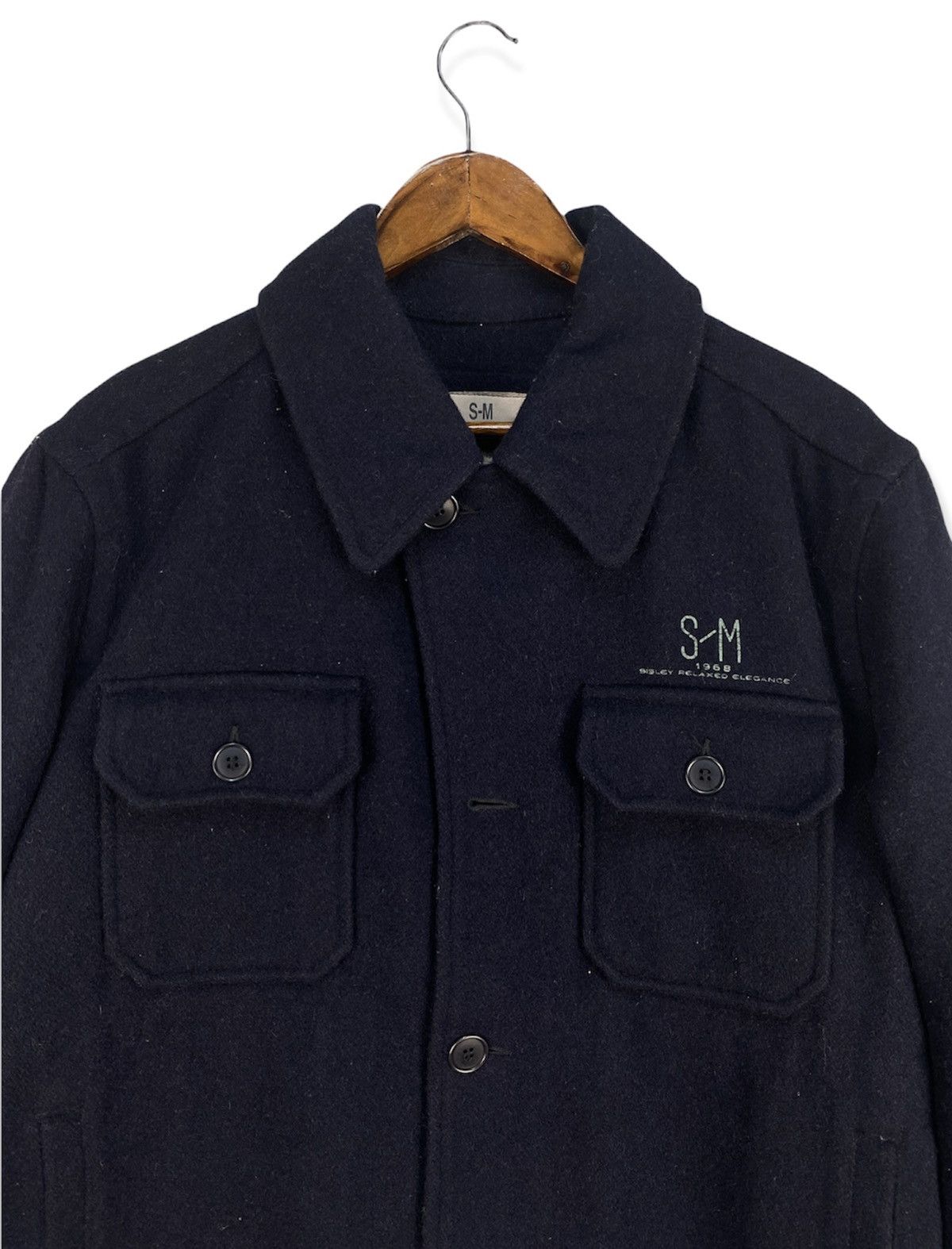 Sisley Vintage Sisley Military Wool Jacket Size US S / EU 44-46 / 1 - 2 Thumbnail