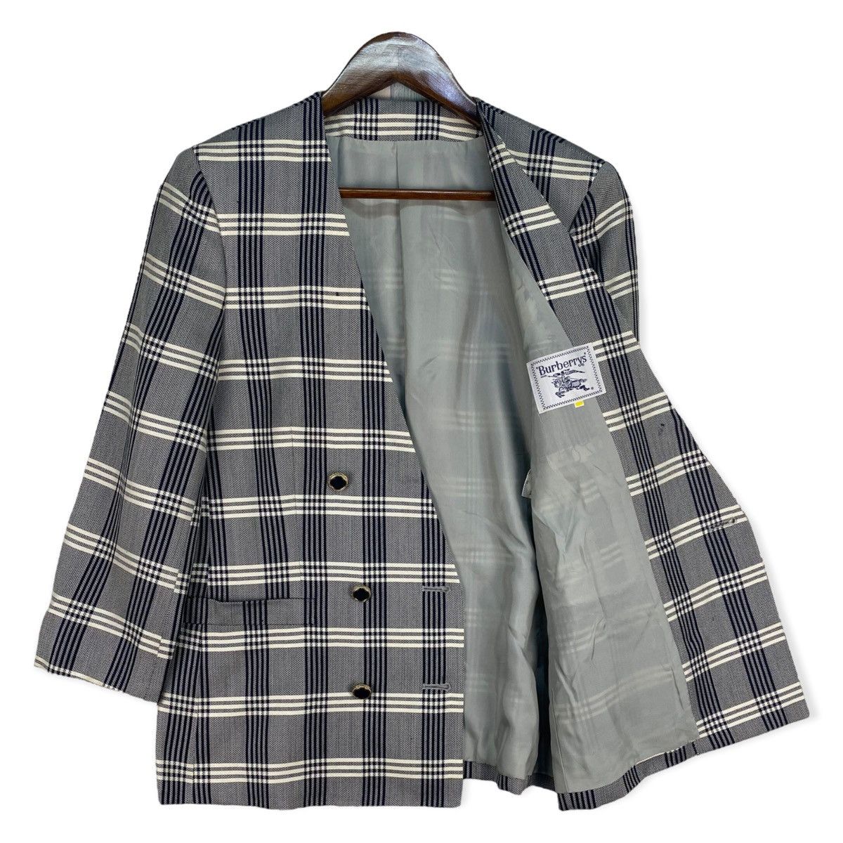 Burberry Vintage Burberry Double breasted Jacket/Coat Size US S / EU 44-46 / 1 - 2 Thumbnail