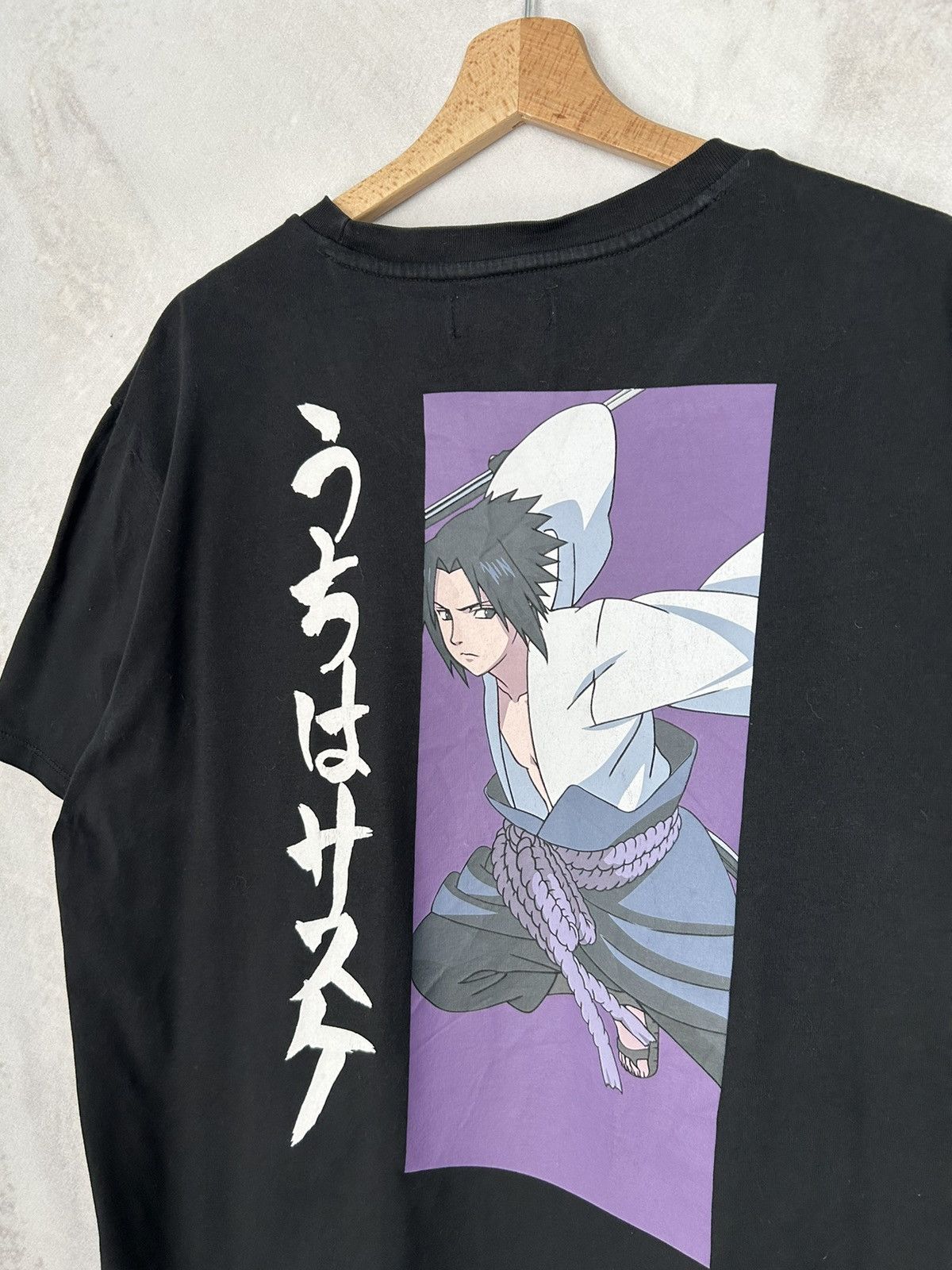 Anime Naruto Sasuke Anime Graphic Tee Movie Cartoon Japanese Size US XL / EU 56 / 4 - 3 Thumbnail
