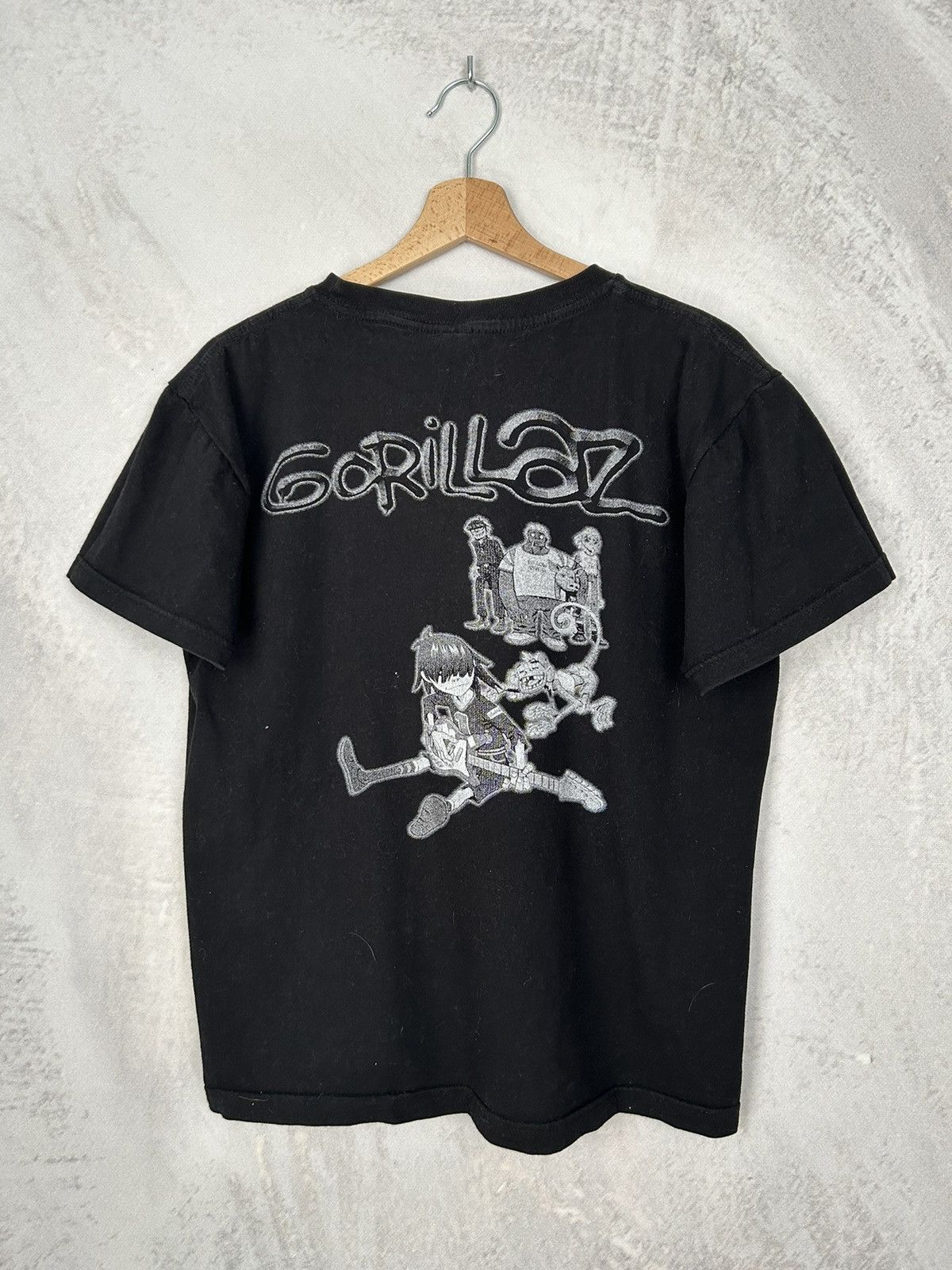 Band Tees Vintage Gorillaz Demon Days Band Tee Graphic Rare Rock Rap Size US M / EU 48-50 / 2 - 2 Thumbnail
