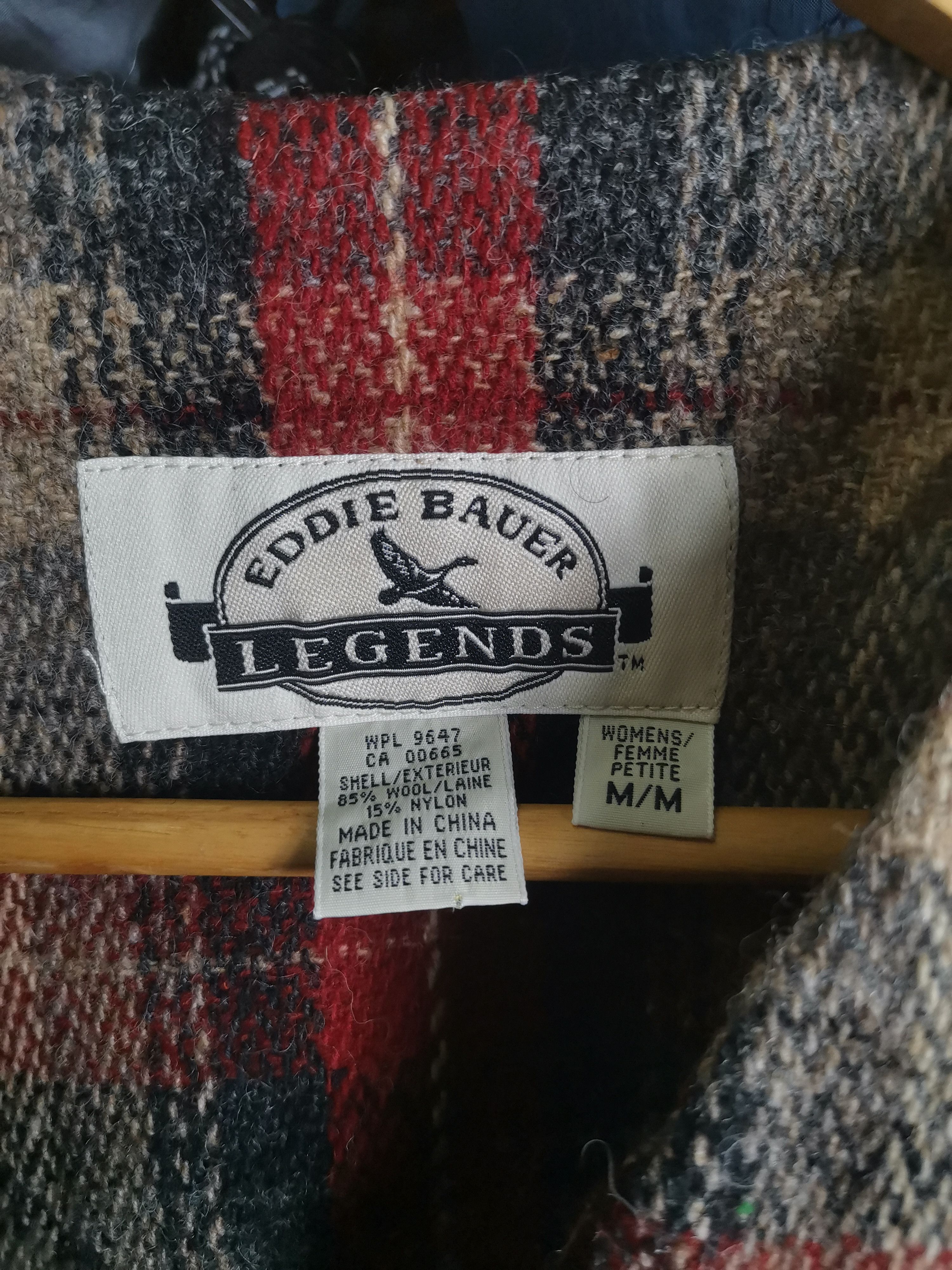 Japanese Brand Vintage 80s Eddie Bauer Wool Vest Size US M / EU 48-50 / 2 - 4 Thumbnail