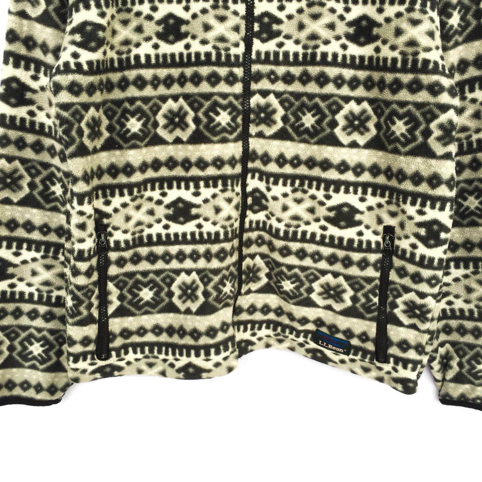 L.L. Bean 90s LL Beans Polartech Windbloc Native Zip Jacket Size US L / EU 52-54 / 3 - 4 Thumbnail