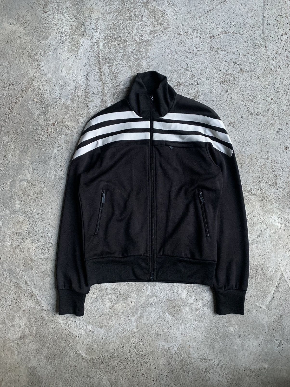 image of Y 3 x Yohji Yamamoto Y-3 Yohji Yamamoto Stripes Track Jacket in Black, Men's (Size Medium)