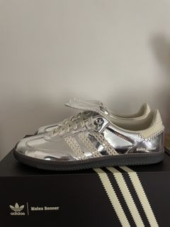 Adidas x Wales Bonner – Samba Metallic Silver/Cream White/Grey