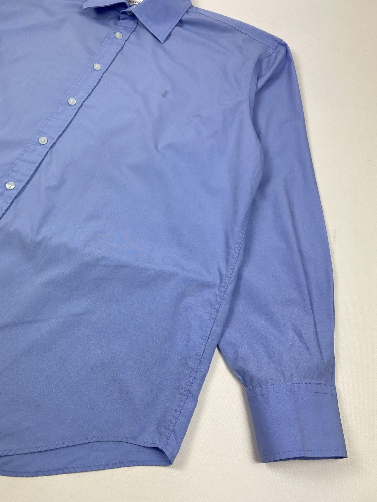 Yves Saint Laurent YSL Yves Saint Laurent vtg men’s long sleeve shirt size 44 Size US L / EU 52-54 / 3 - 2 Thumbnail