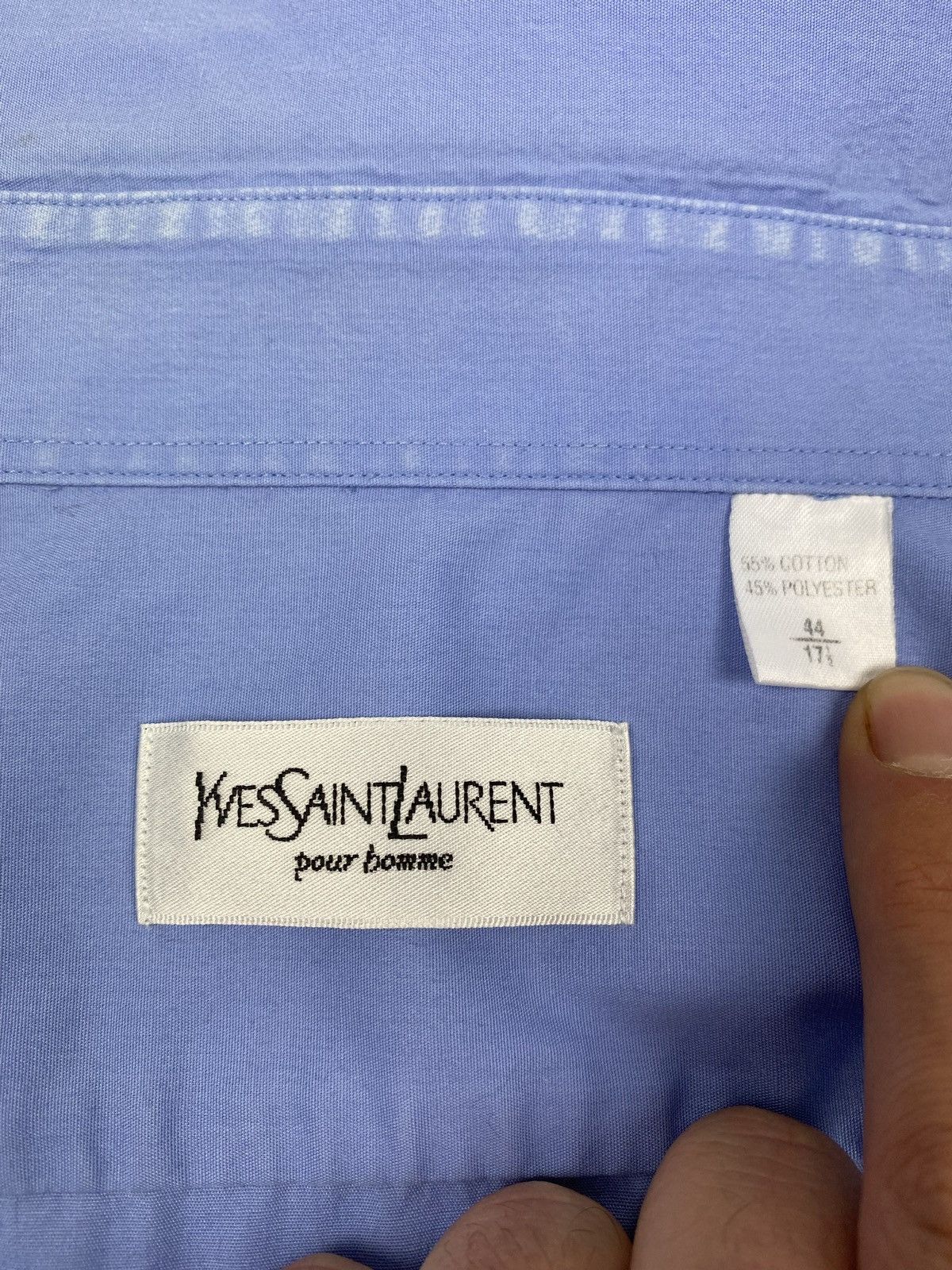 Yves Saint Laurent YSL Yves Saint Laurent vtg men’s long sleeve shirt size 44 Size US L / EU 52-54 / 3 - 10 Thumbnail