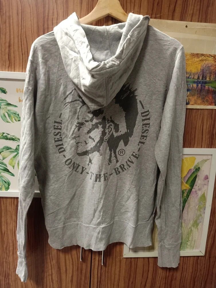 Sweatshirt hoodie diesel only the brave